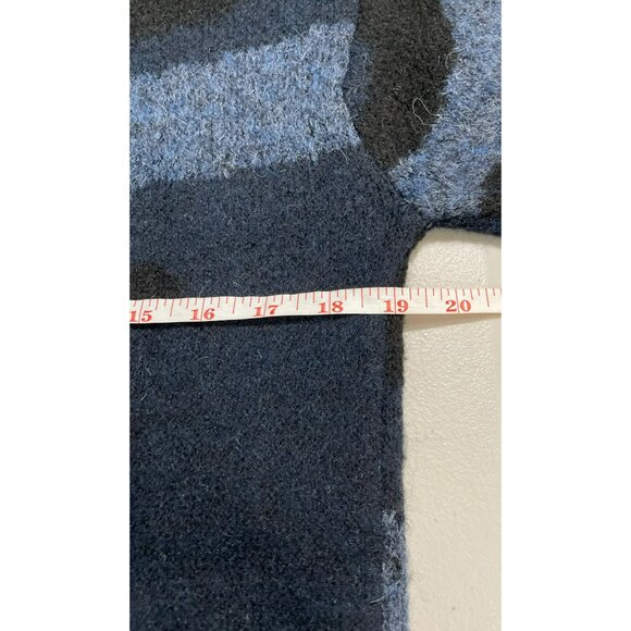 Aqua Bloomingdales Camo Pattern Quarter Zip Sweater XS NWT - Picture 8 of 8